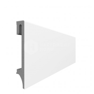 Плинтус Vox Espumo ESP-401 белый, 2400*100*16 мм