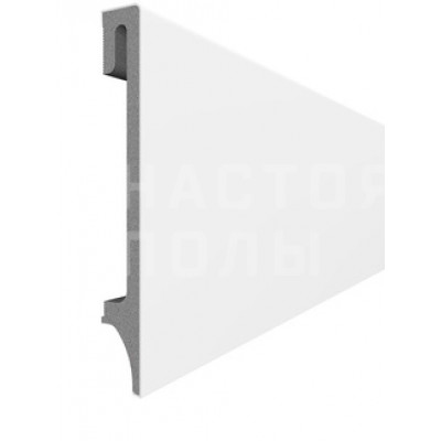 Плинтус Vox Espumo ESP-501 белый, 2400*120*16 мм