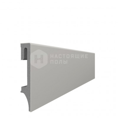 Плинтус Vox Espumo ESP-203 теплый серый, 2400*80*16 мм