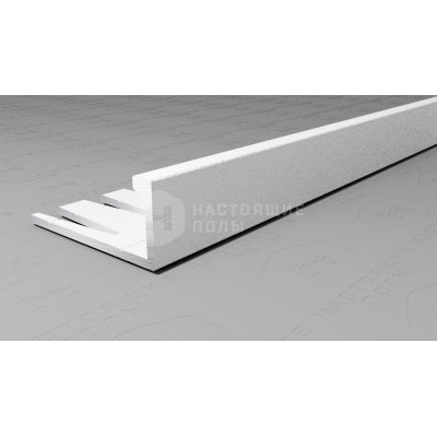 Профиль L-образный алюминиевый гибкий Neexy PV04-41 муар белый, 2700*21.5*9 мм