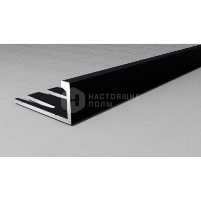 Профиль L-образный алюминиевый гибкий Neexy PV04-42 муар черный, 2700*21.5*9 мм
