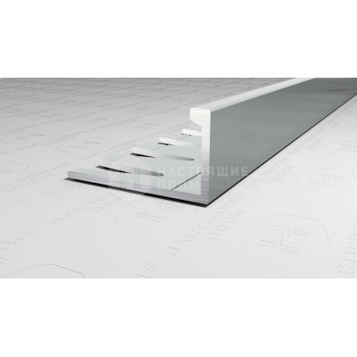 Профиль L-образный алюминиевый гибкий Neexy PV05-03 серебро блестящее, 2700*21.5*11 мм