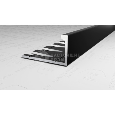 Профиль L-образный алюминиевый гибкий Neexy PV05-18 черный матовый, 2700*21.5*11 мм