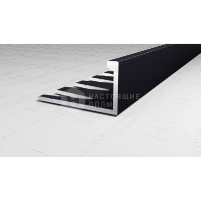 Профиль L-образный алюминиевый гибкий Neexy PV05-42 муар черный, 2700*21.5*11 мм