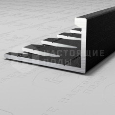 PV05-46 черный блестящий браш, 2700*21.5*11 мм