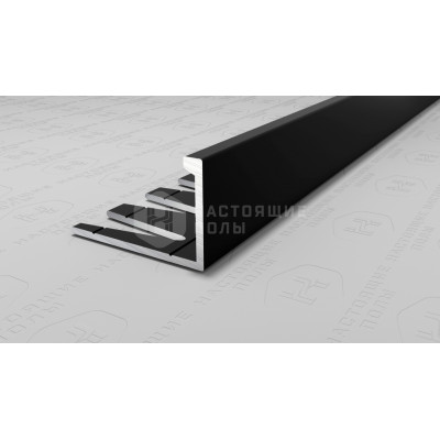 Профиль L-образный алюминиевый гибкий Neexy PV06-18 черный матовый, 2700*21.5*13.5 мм