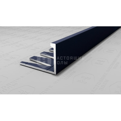 Профиль L-образный алюминиевый гибкий Neexy PV06-44 муар антрацит, 2700*21.5*13.5 мм