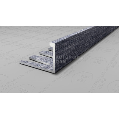 Профиль L-образный алюминиевый гибкий Neexy PV06-45 серебро блестящее браш, 2700*21.5*13.5 мм