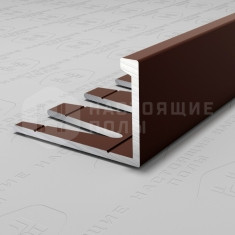 PV06-47 темная бронза матовая, 2700*21.5*13.5 мм