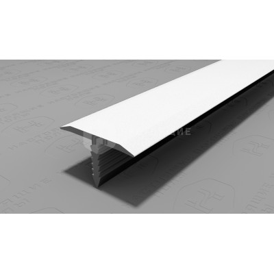 Профиль T-образный алюминиевый Neexy PV35-41 муар белый, 2700*9.2*15 мм