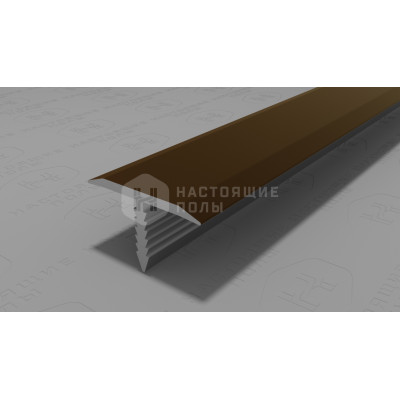 Профиль T-образный алюминиевый Neexy PV35-47 темная бронза матовая, 2700*9.2*15 мм