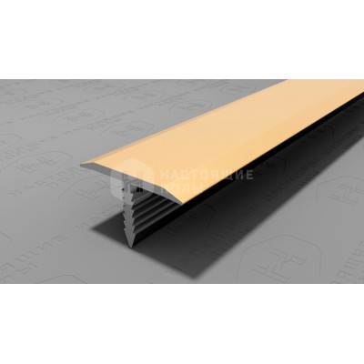 Профиль T-образный алюминиевый Neexy PV35-04 золото матовое, 2700*9.2*15 мм