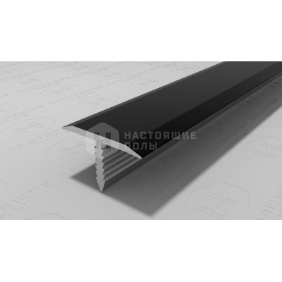 Профиль T-образный алюминиевый Neexy PV35-18 черный матовый, 2700*9.2*15 мм