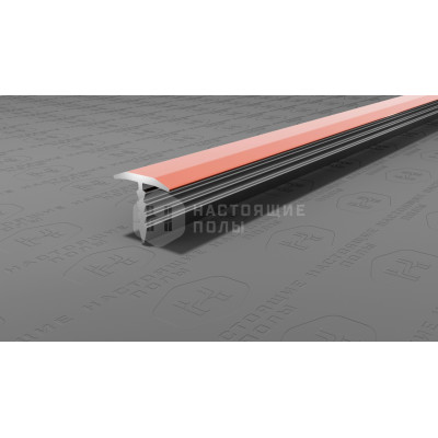 Профиль T-образный алюминиевый Neexy PV101-15 розовый блестящий, 2700*9.2*10 мм