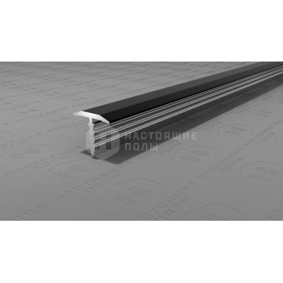 Профиль T-образный алюминиевый Neexy PV101-18 черный матовый, 2700*9.2*10 мм