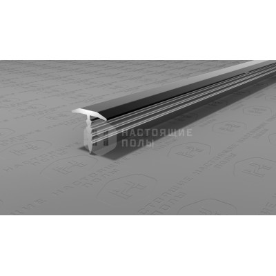 Профиль T-образный алюминиевый Neexy PV101-19 черный блестящий, 2700*9.2*10 мм