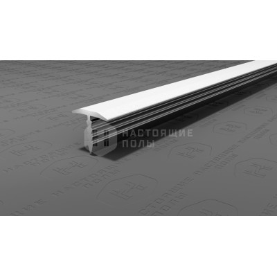 Профиль T-образный алюминиевый Neexy PV101-41 муар белый, 2700*9.2*10 мм