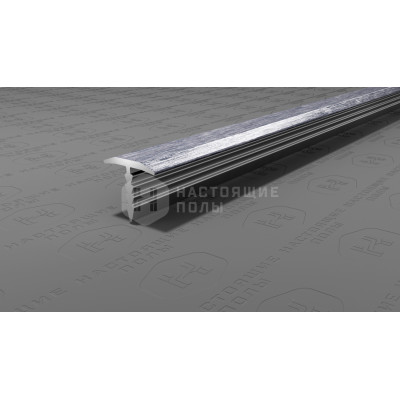 Профиль T-образный алюминиевый Neexy PV101-45 серебро блестящее браш, 2700*9.2*10 мм