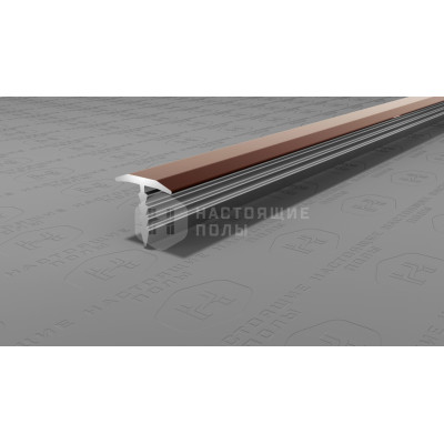 Профиль T-образный алюминиевый Neexy PV101-48 темная бронза блестящая, 2700*9.2*10 мм