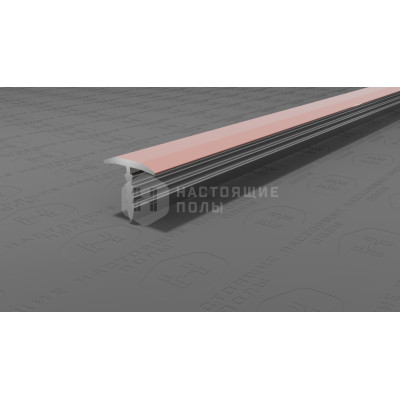 Профиль T-образный алюминиевый Neexy PV101-50 медь блестящая, 2700*9.2*10 мм