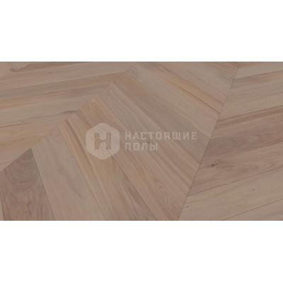 Паркет французская елка Lab Arte Дуб Натур Беж лак, 600/490*110*14 мм