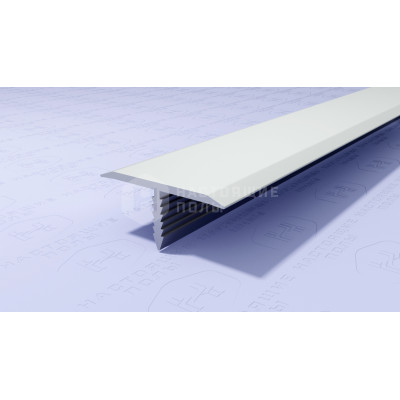 Профиль T-образный алюминиевый Neexy PV102-02 серебро матовое, 2700*9.2*20 мм