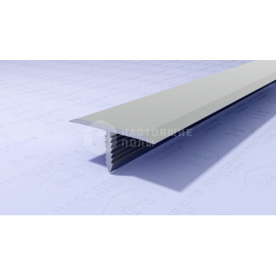 Профиль T-образный алюминиевый Neexy PV102-03 серебро блестящее, 2700*9.2*20 мм