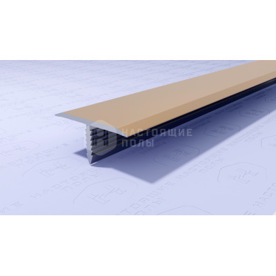 Профиль T-образный алюминиевый Neexy PV102-08 шампань матовая, 2700*9.2*20 мм