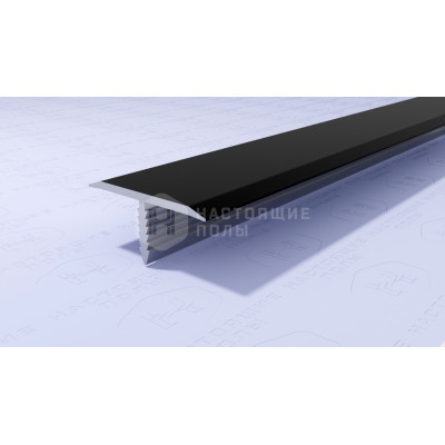 Профиль T-образный алюминиевый Neexy PV102-18 черный матовый, 2700*9.2*20 мм