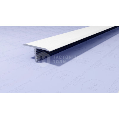 Профиль T-образный алюминиевый Neexy PV102-41 муар белый, 2700*9.2*20 мм
