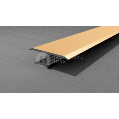 Профиль T-образный алюминиевый Neexy PV103-05 золото блестящее, 2700*9.2*25 мм