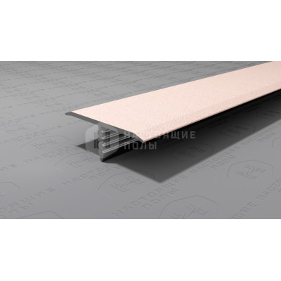 Профиль T-образный алюминиевый Neexy PV103-43 муар бежевый, 2700*9.2*25 мм