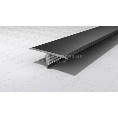 Профиль T-образный алюминиевый Neexy PV103-46 черный блестящий браш, 2700*9.2*25 мм