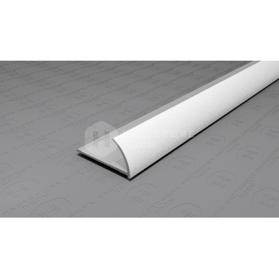 Профиль внешний алюминиевый Neexy PV17-41 муар белый, 2700*12*24 мм