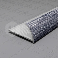 PV17-45 серебро блестящее браш, 2700*12*24 мм