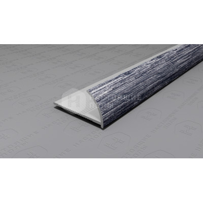 Профиль внешний алюминиевый Neexy PV17-45 серебро блестящее браш, 2700*12*24 мм