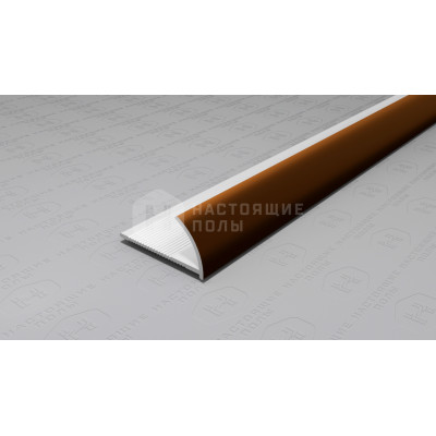 Профиль внешний алюминиевый Neexy PV17-47 темная бронза матовая, 2700*12*24 мм
