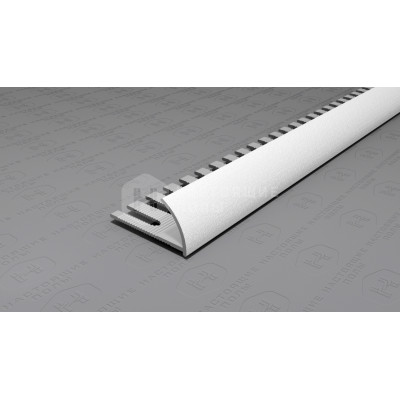 Профиль внешний алюминиевый гибкий Neexy PV20-41 муар белый, 2700*12*24 мм