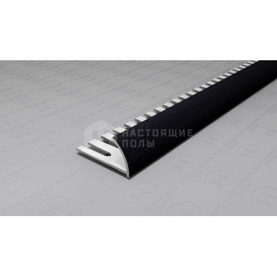 Профиль внешний алюминиевый гибкий Neexy PV20-42 муар черный, 2700*12*24 мм