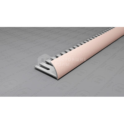 Профиль внешний алюминиевый гибкий Neexy PV20-43 муар бежевый, 2700*12*24 мм