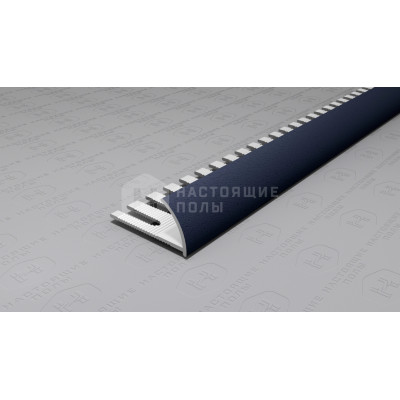 Профиль внешний алюминиевый гибкий Neexy PV20-44 муар антрацит, 2700*12*24 мм