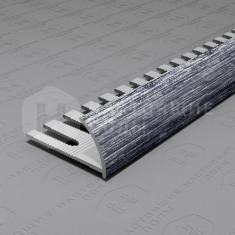 PV20-45 серебро блестящее браш, 2700*12*24 мм