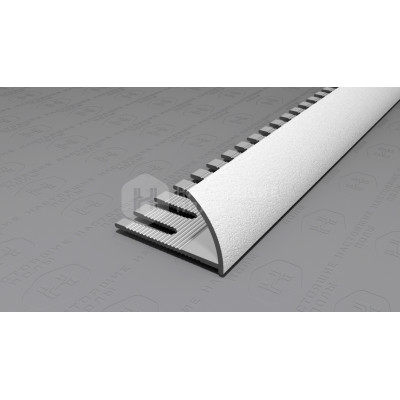 Профиль внешний алюминиевый гибкий Neexy PV21-41 муар белый, 2700*14*24 мм