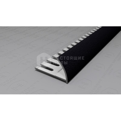 Профиль внешний алюминиевый гибкий Neexy PV21-42 муар черный, 2700*14*24 мм