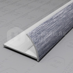 PV18-45 серебро блестящее браш, 2700*14*24 мм