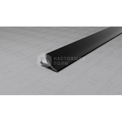 Профиль внутренний алюминиевый Neexy PV30-19 черный блестящий, 2700*11*12 мм