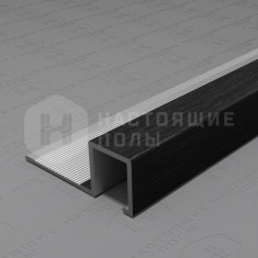 PV31-46 черный блестящий браш, 2700*29*11 мм