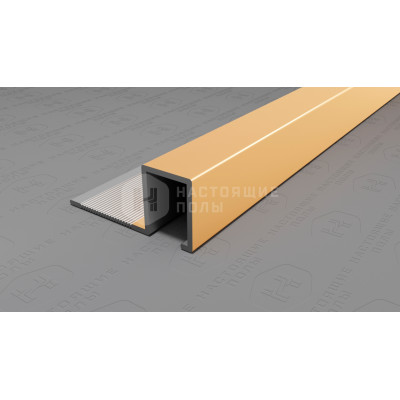 Профиль внешний алюминиевый Neexy PV32-05 золото блестящее, 2700*29*13 мм