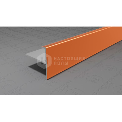 Профиль лестничный F-образный алюминиевый Neexy PV53-07 бронза блестящая, 2700*25*24.2 мм