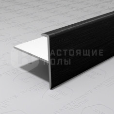 PV53-46 черный блестящий браш, 2700*25*24.2 мм